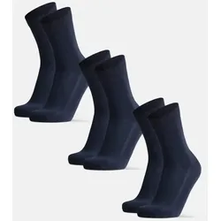 BAMBOO CREW SOCKEN - 3-Pack - Marineblau - 43-47