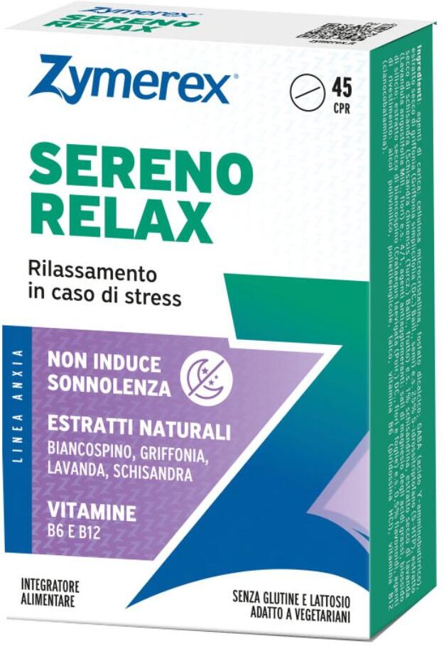 WILCO FARMA Srl SU Zymerex SERENO RELAX, 45 Compresse