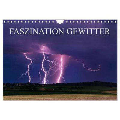 Faszination Gewitter (Wandkalender 2026 DIN A4 quer), CALVENDO Monatskalender