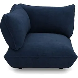 Sumo Cord Ecksofa links, marineblau