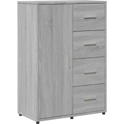 vidaXL Sideboard Grau Sonoma 60x31x84 cm Holzwerkstoff