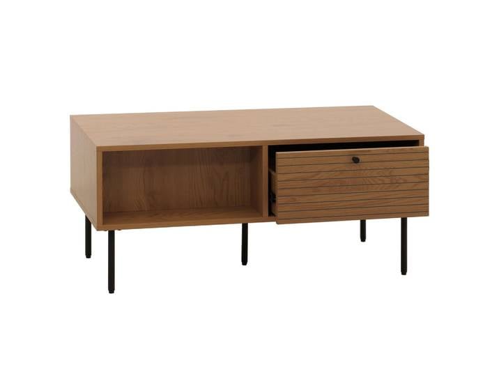COUCHTISCH eckig Braun