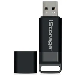 iStorage datAshur BT - USB Flash-Laufwerk (biometrisch) (64 GB, USB-A), USB Stick, Schwarz