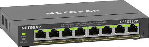 NETGEAR GS308EPP-100PES GS308EPP Netzwerk Switch 8 Port