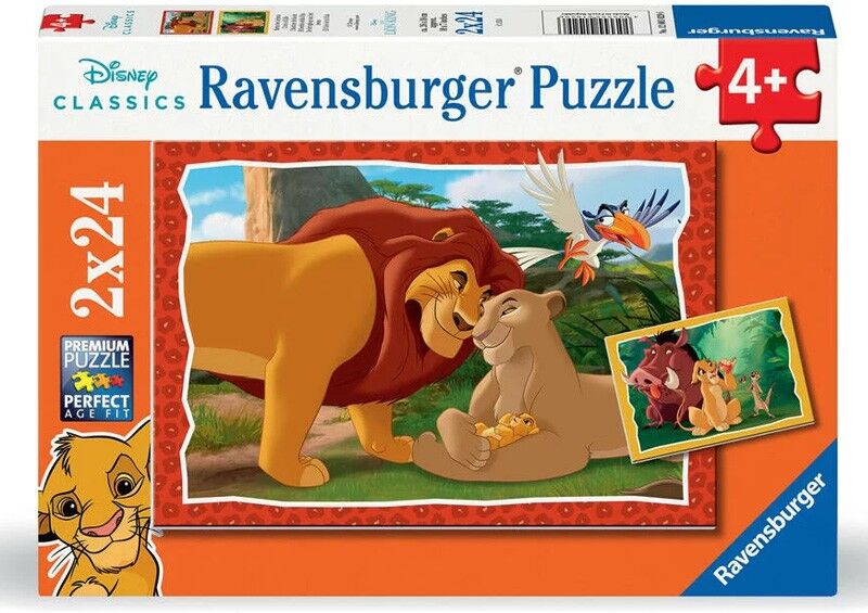 Ravensburger Puzzles 2x24 pièces - L'histoire de la vie / Disney Le Roi Lion