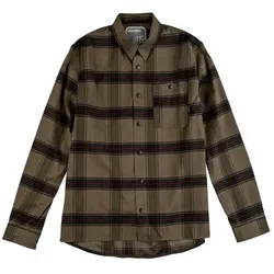 Troy Lee Designs Grind Flannel Paid Herrenhemd Dark Pine Gr. M