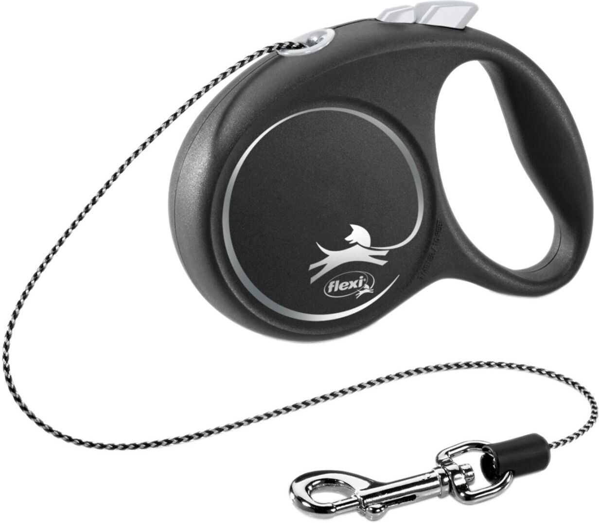 TRIXIE flexi BLACK DESIGN, Seil, XS: 3 m, schwarz