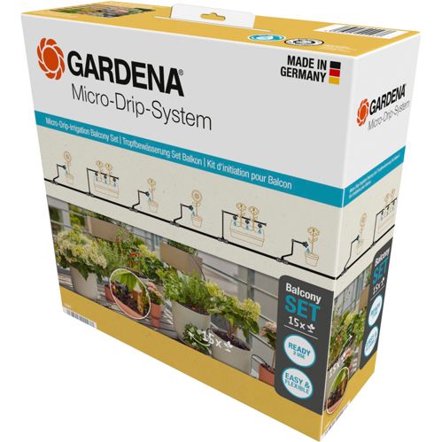Gardena Micro-Drip-System Set Balkon (15 Pflanzen)
