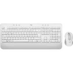 Logitech Signature MK650 Combo kabelloses Tastatur Maus Set - QWERTZ DE - grauweiß
