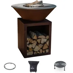 GRILLCHIC Privilege Pack Brasero Classique Corten 103 Simple Cuve