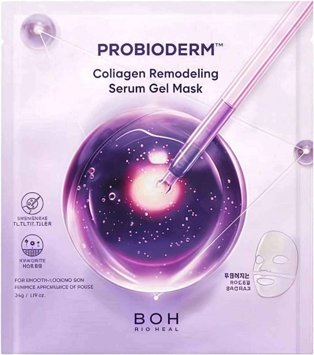 BIOHEAL BOH Probioderm Collagen Remodeling Serum Gel Sheet Mask 34g