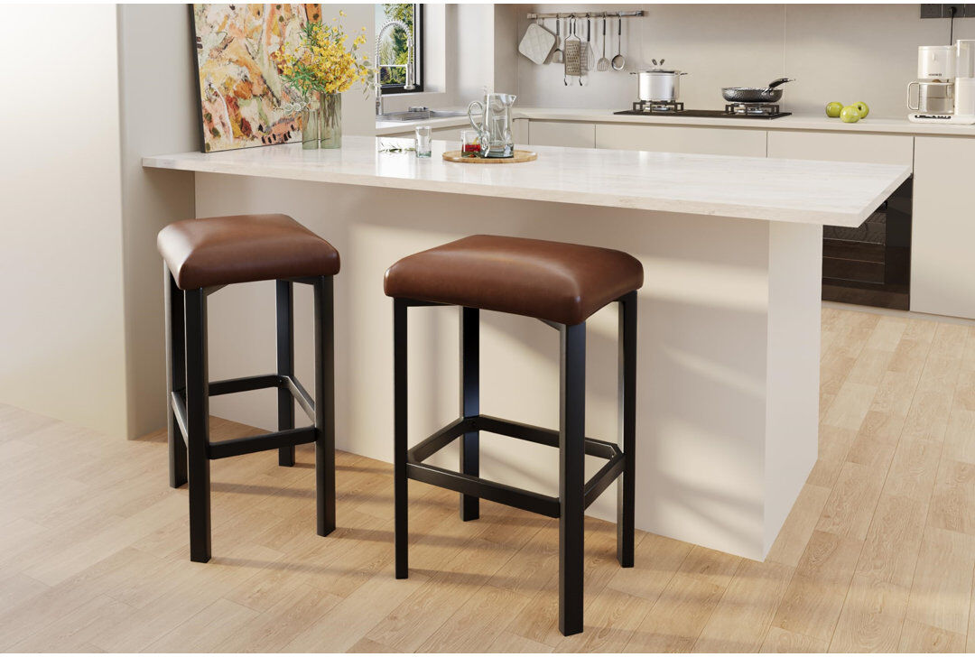 Brayden Studio Counter Stool Brown 2