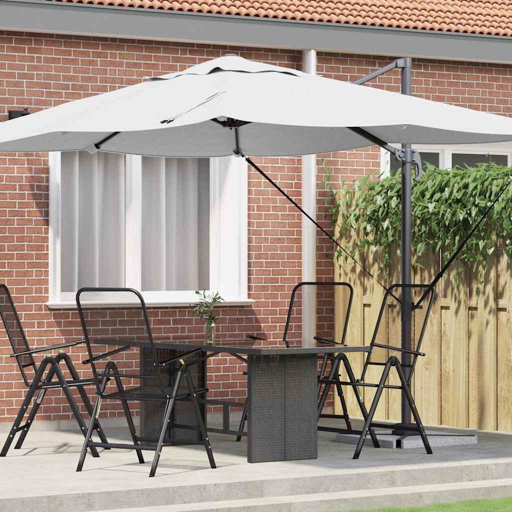 Maison Exclusive - Sonnenschirm 351 x 250 x 260 cm Polyester und Aluminium Sand