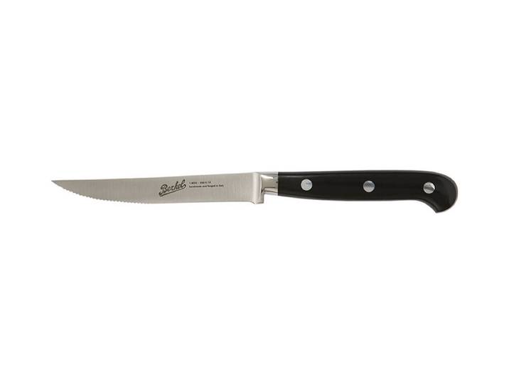 Berkel Adhoc schwarz glänzend Steakmesser 11 cm mit Zacken