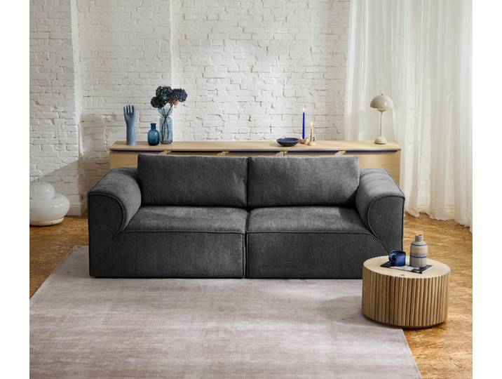 TOM TAILOR HOME Big-Sofa SOFT PUZZLE aus der flexiblen Elementserie, – entspannte Sitztiefe und weicher Sitzkomfort