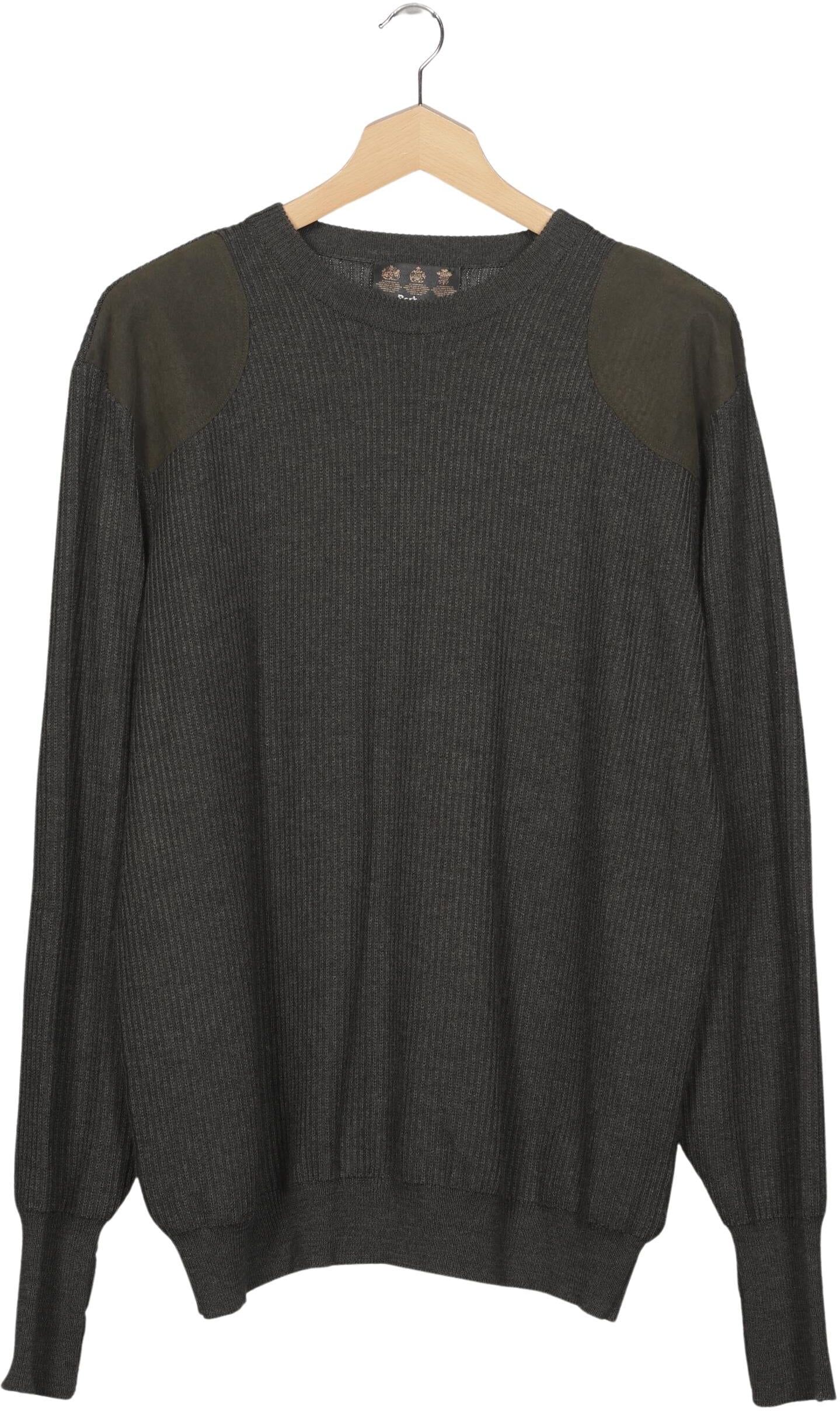 Barbour Herren Pullover, Grau, Gr. Xxl, Schurwolle - Second Hand
