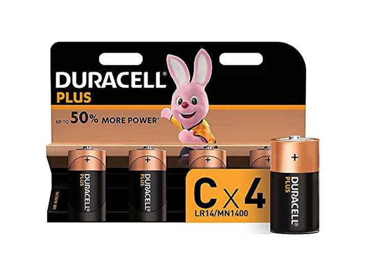Duracell MN1400B4 - Plus Power C Size 4 Pack