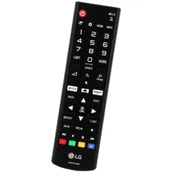 LG AKB75375608 Original Fernbedienung (Gerätespezifische Fernbedienung, Infrarot), Fernbedienung, Schwarz