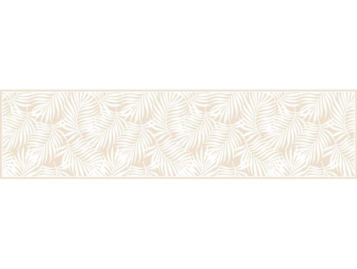 Tapis en vinyl feuilles tropicales sable 48x198 cm