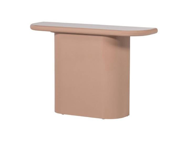 WOOOD Konsole / Schminktisch - Hochglanz-Finish Hellrosa, 120 cm, MDF mit Hochglanz-Finish