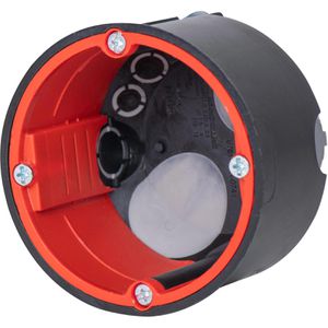 f-tronic Hohlwanddose BS2700, Ø 68 mm, 1-fach, M25, luftdicht, schall- & brandgeschützt, Einbautiefe 50 mm