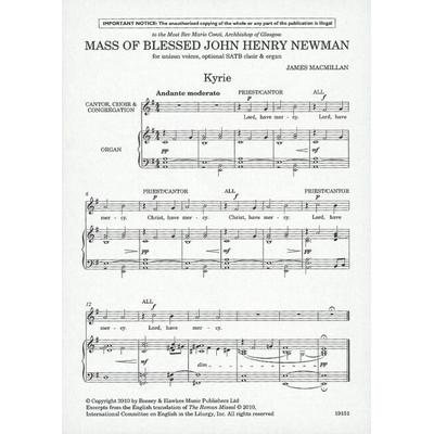 Mass of Blessed John Henry Newman, Chorpartitur, Taschenbuch von , Schott Music