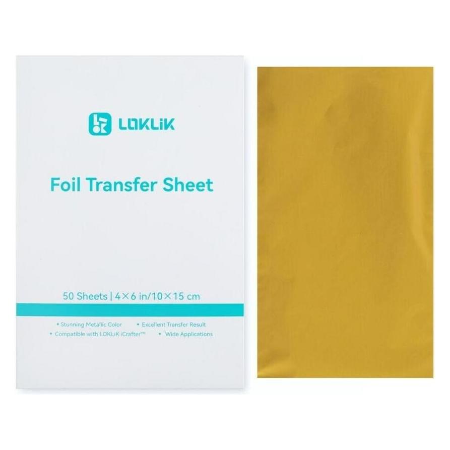 Loklik Foil Transfer Sheets - 50 Pack (SG-YBZ-0001-US-L-B2B)