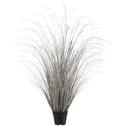 CREATIV green künstliche Pflanze Gras im Topf, 120 cm, champagner