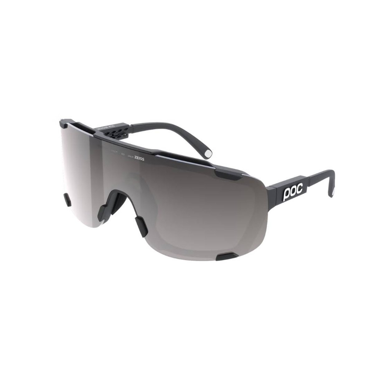 Óculos POC Devour Mid Preto Lente Cinza Unisex