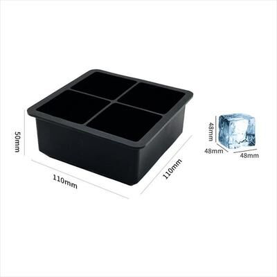 Uplifted Finds Premium Dual Style Silicone Ice Mold Set Large Square & Round Sphere Makers For Whiskey & Cocktails a