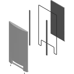 BOSCH Ersatzteil TTNR: 7736701240 Tür kpl