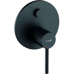 Kludi Bozz Wannenarmatur 387593976 Unterputzarmatur, mattschwarz