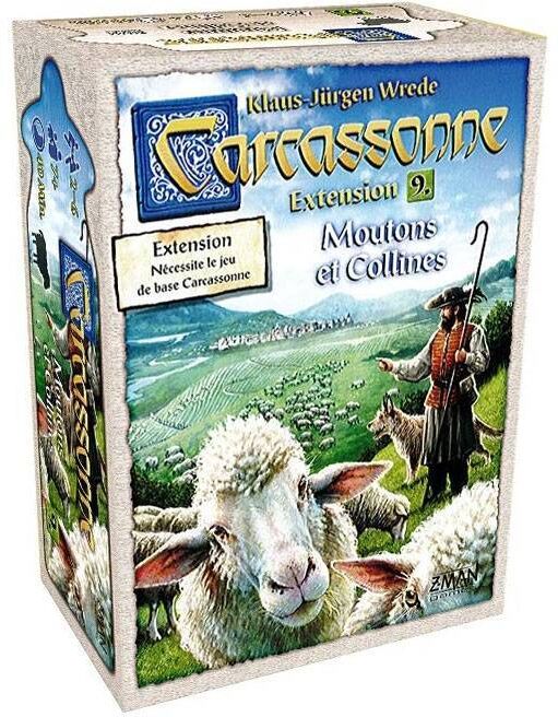 Z-Man Games Ext.9 Carcassonne - Moutons et Collines