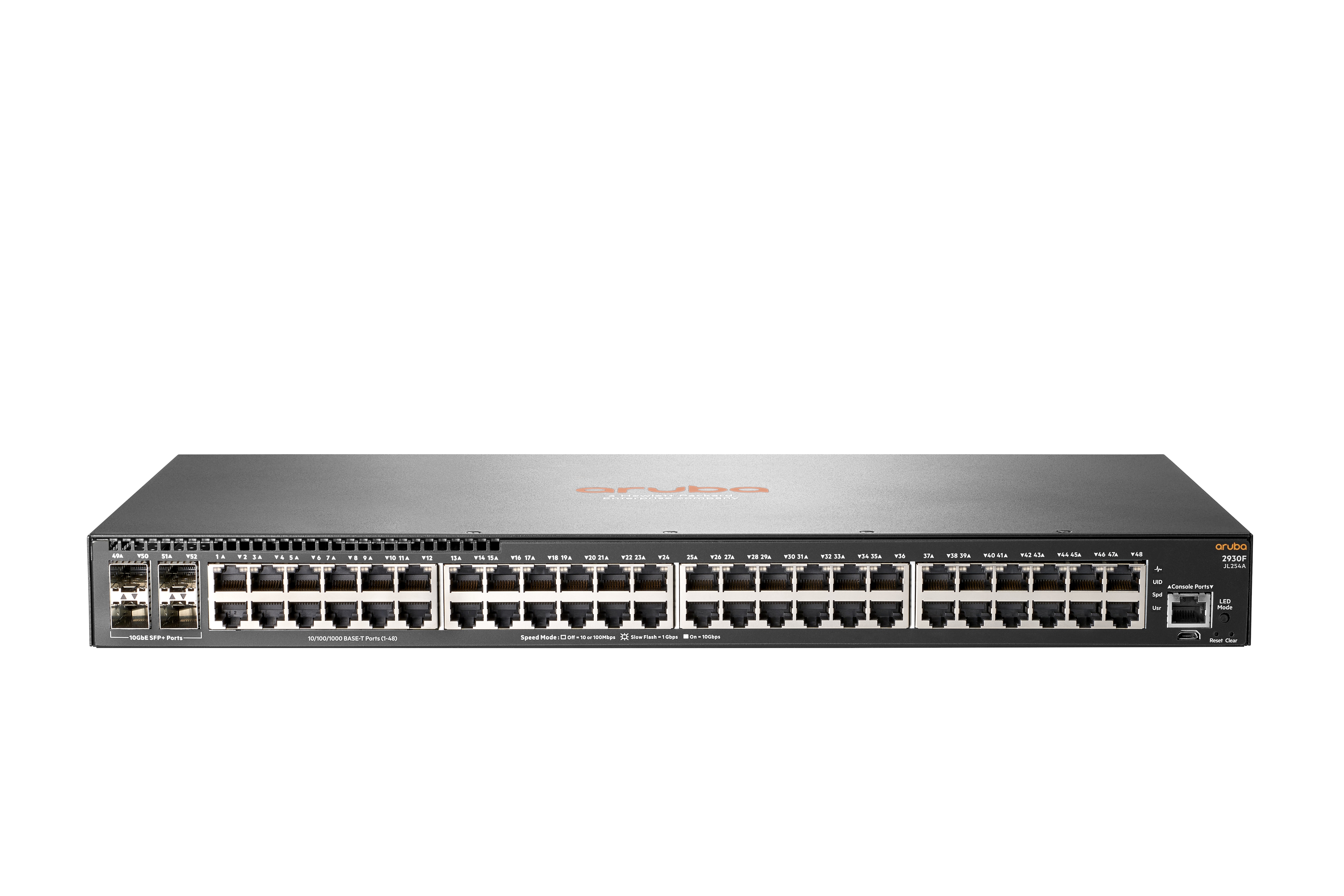 HP Enterprise HPE Aruba Networking 2930F 48G 4SFP+ Switch JL254A