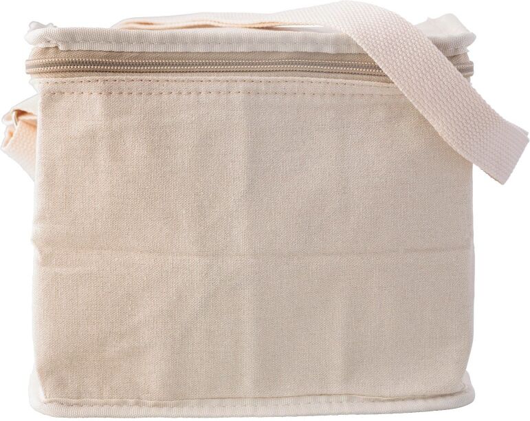 Sac isotherme personnalisé en toile Misha kaki écru