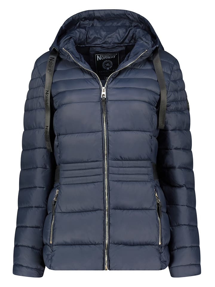 Geographical Norway Steppjacke in Dunkelblau - L
