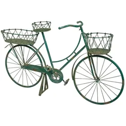 FAHRRAD metalldeko, Grün, 150x50x89 cm