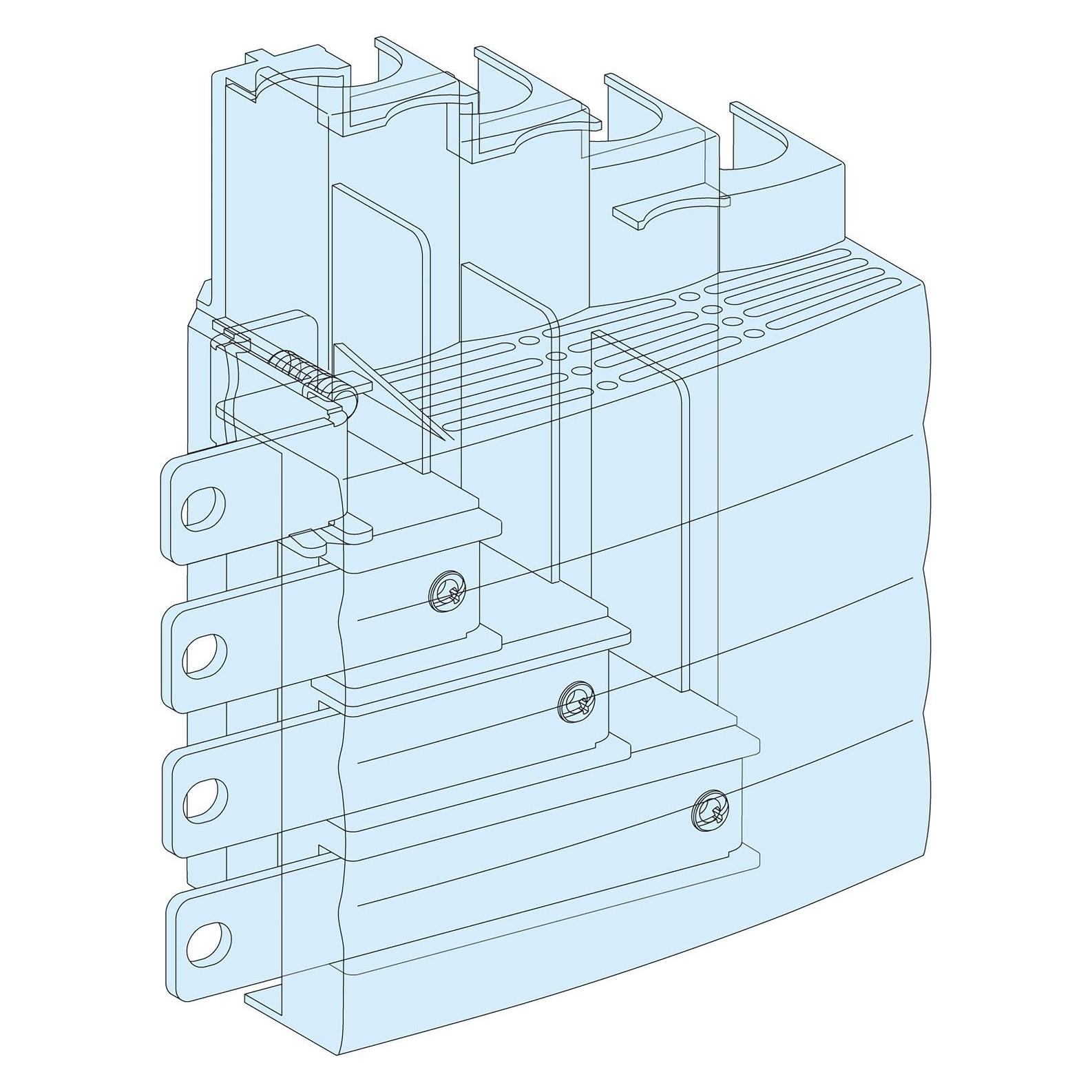 Schneider Electric Schneider PrismaSeT-P LVS04066Einspeiseblock ComPacT NSX100-250 (LVS04066)