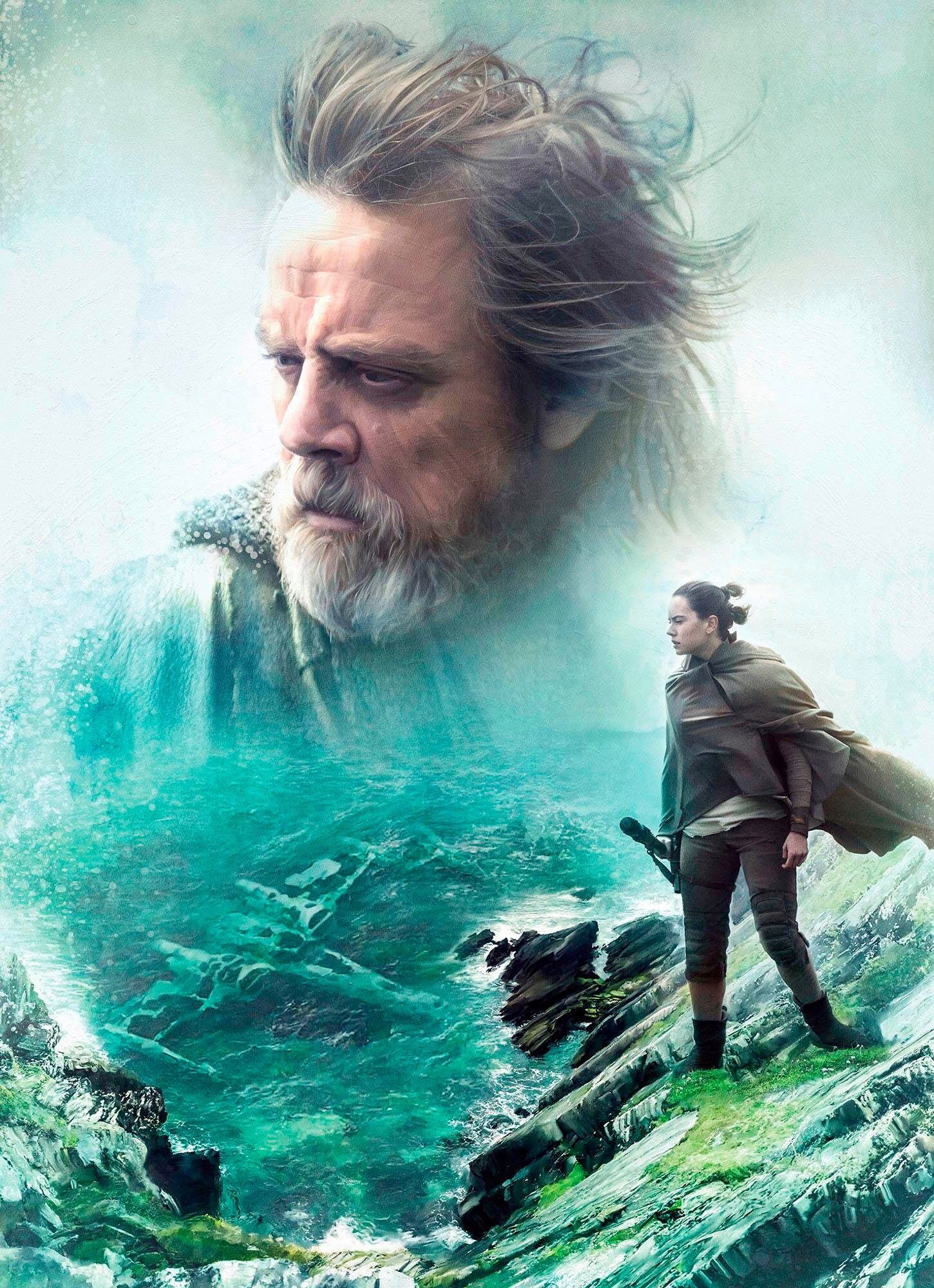 Fototapete KOMAR "STAR WARS The Last Jedi - Grösse 184 x 254 cm", bunt, B:184m L:254m, Papier, Tapeten, Fototapete, Kinderzimmer bunt B/L: 184m x 254m, Rollen: 4