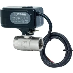 Elektrokugelhahn ESBE Typ MBA 121, 2-Wege-DN 20 (3/4'') IG, 230 V mit Kvs 45