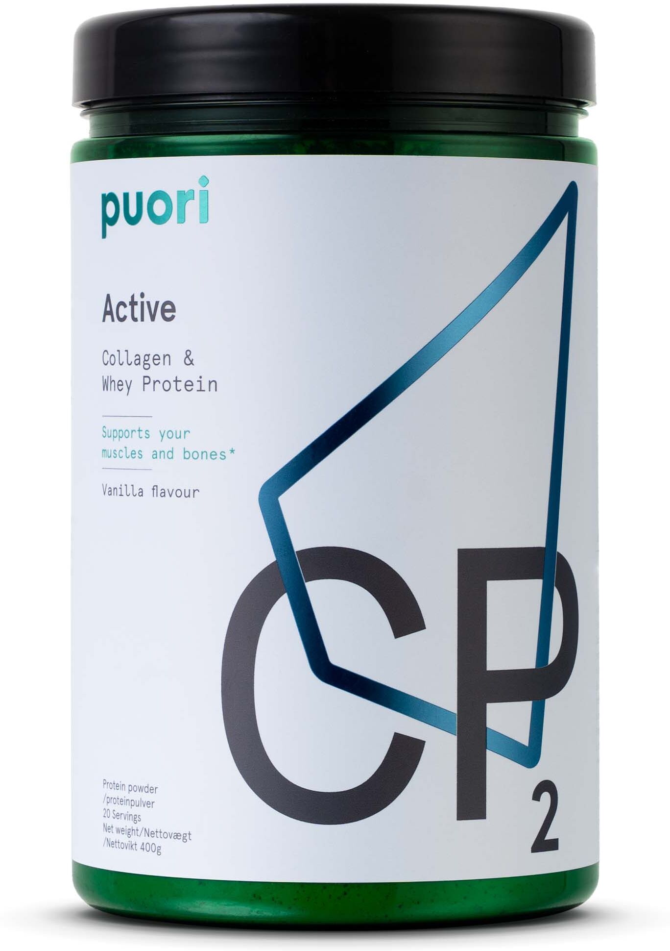 Puori CP2 Active Kollagen & Protein Kosttilskud 400 g