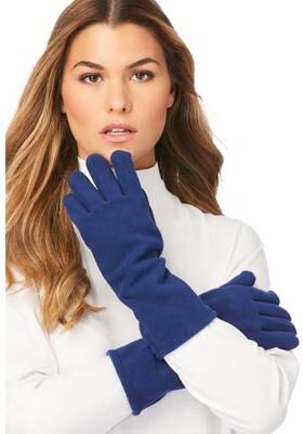 Women's Fleece Gloves by Accessories For All in Evening Blue