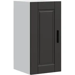 vidaXL Küchen-Hängeschrank Porto Schwarz Holzwerkstoff