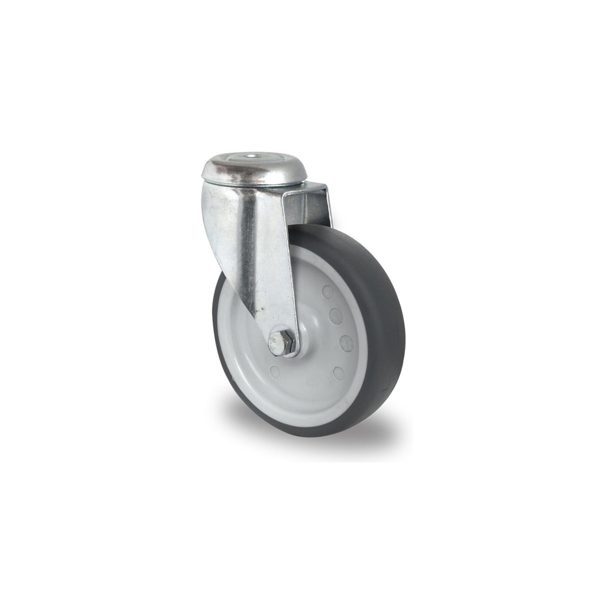 CASCOO Rückenlochlenkrolle ø 100 mm Serie P2T2 Gleitlager (HAH15C0100P2T2P0N)