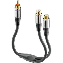 SON ACA010 - Cinch auf 2x Cinch Subwoofer Adapter Kabel 0,2m