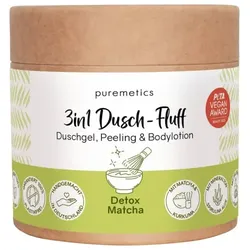 puremetics Dusch-Fluff 3in1 Detox Matcha