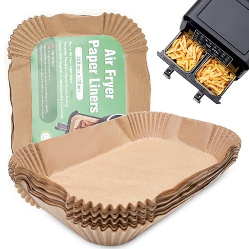 Traxenta Dubbele siliconenolie Airfryer bakpapier en friteuse papieren schalen