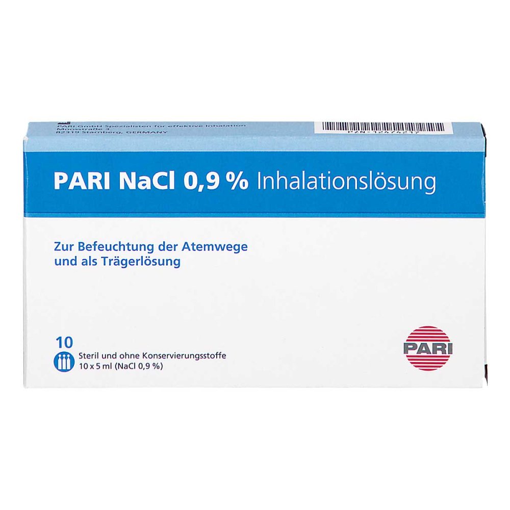 Pari GmbH Pharma -und Apothekenservice Pari Nacl Inhalationslösung Ampullen 12474217
