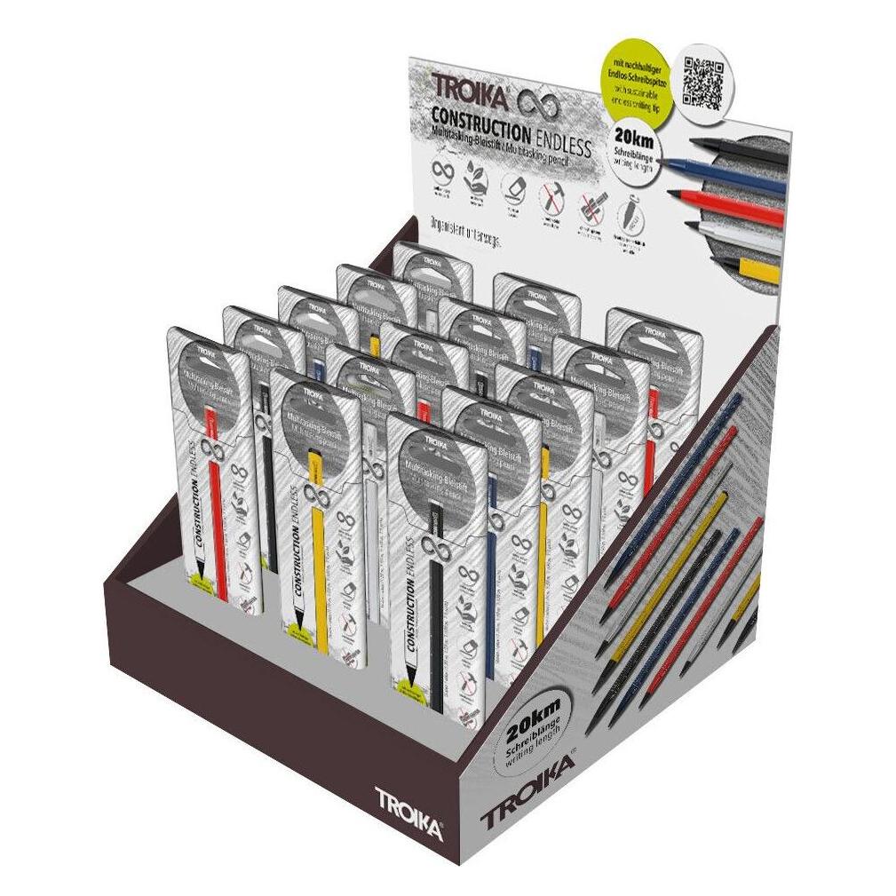 Troika Thekendisplay 15xCONSTRUCTION endless multi pen (15x) (96084000000)
