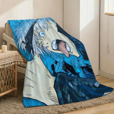 Shop Station Flannel Throw Blanket Lightweight Anime Throw For Cozy Summer Comfort f 59.1 78.7 In